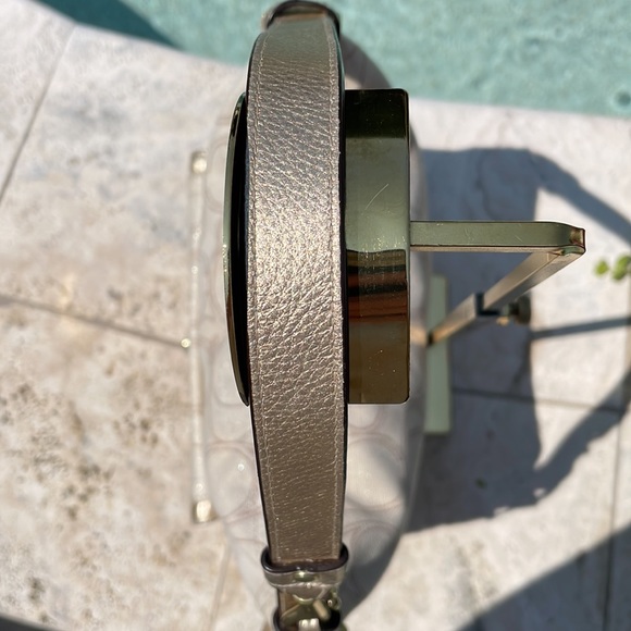 Coach Penelope Beige/Gold Linen Signature “C” Convertible Shoulder/Crossbody Bag - Picture 8 of 17